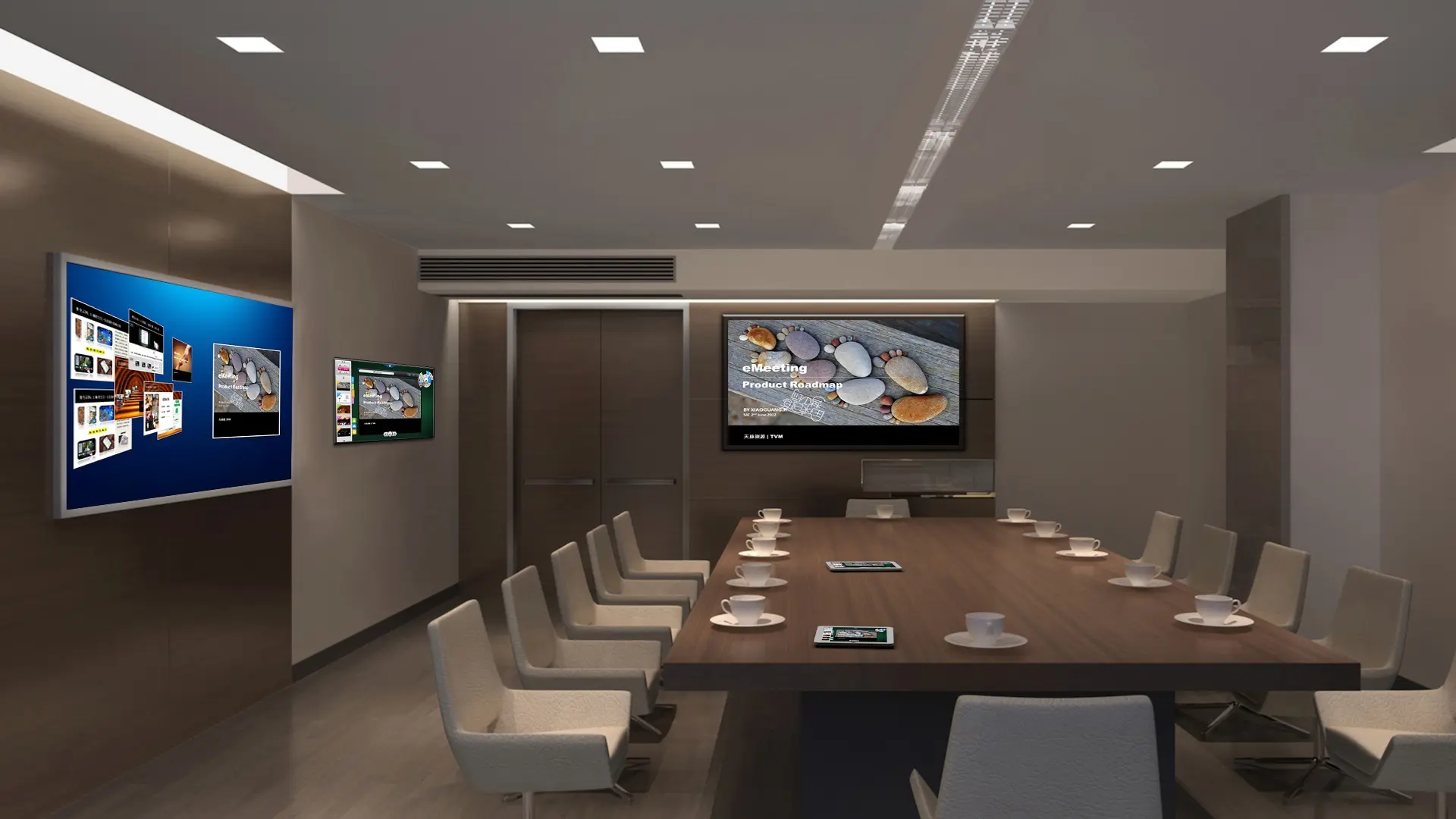 Commercial painting company in Colorado Springs, CO finished conference room and office interior