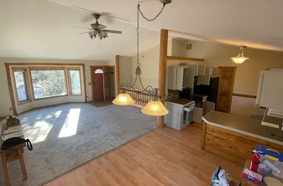 Wall and ceiling texture repair before interior painting in Colorado Springs, CO